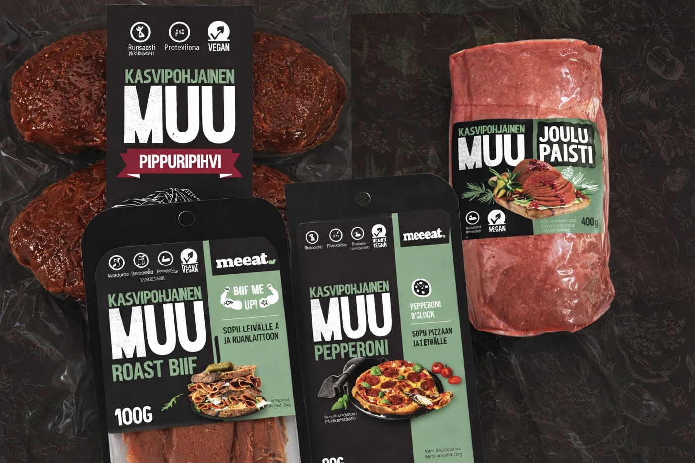 Muu Meeat products developed with Plantagusto technology